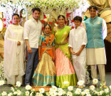 Mahesh Babu attends Manjula's Daughter's Half Saree Function