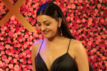 Kajal Agarwal ULTRA HD Photos at Zee Golden Awards 2017 | Kajal Aggarwal Black Gown Red Carpet Images, Stills, Gallery