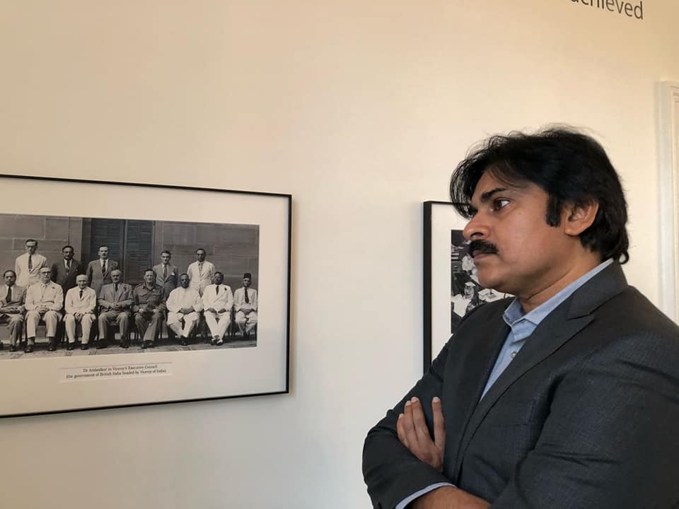 Pawan Kalyan visited Dr B. R. Ambedkar memorial in London HD Photos Images  | 25CineFrames