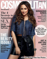 Sonakshi Sinha Cosmopolitan Hot Photo Shoot ULTRA HD Photos, Stills | Sonakshi Sinha for Cosmopolitan India Magazine 2017 Images, Gallery