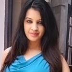 Deeksha Panth Latest Hot Stills in Blue dress