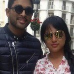 Allu Arjun with his Super Girl Choreographer Anee Lama?