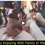 Mahesh Babu with His Family at Ghattamaneni Bobby Marriage. Exclusive Video